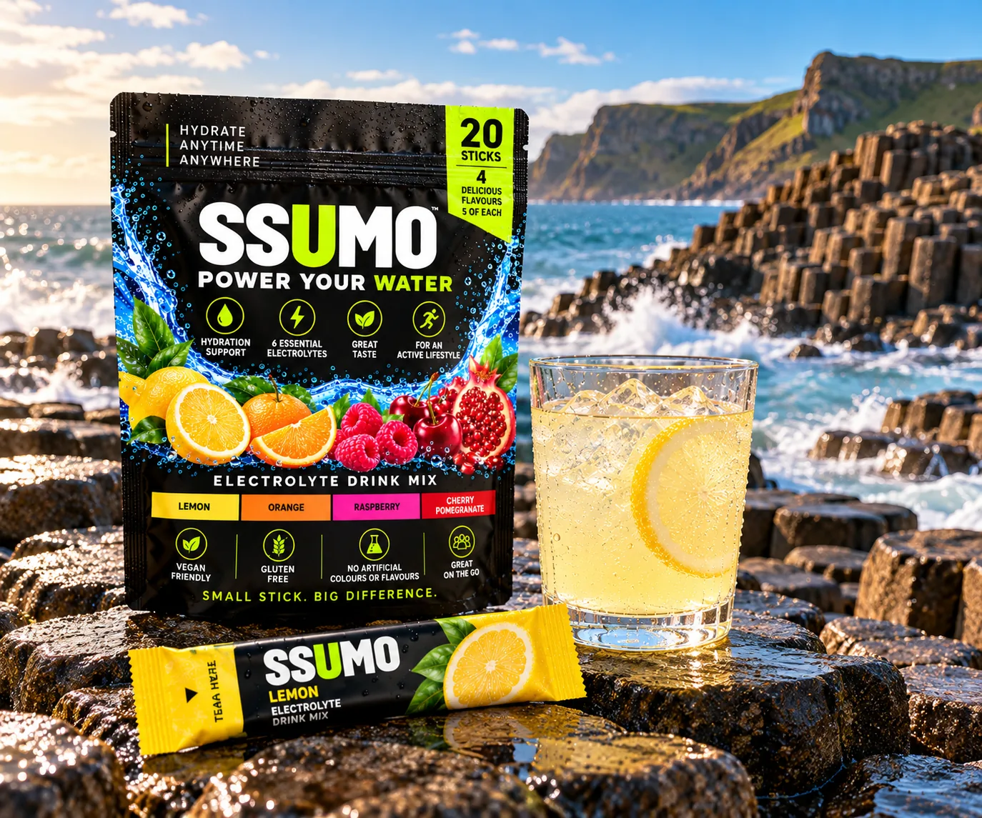 SSUMO Hydrate single-serve stick pack